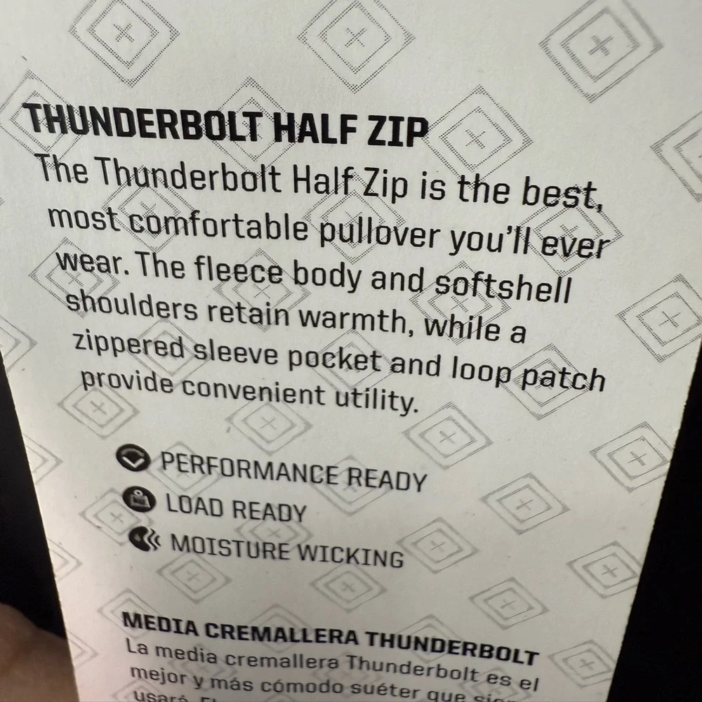 5.11 Tactical NWT Men's Thunderbolt Half Zip Charcoal Gray Jacket - Large - Picture 4 of 8